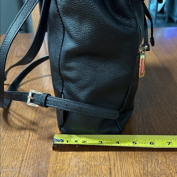 Michael Kors Black Backpack and Wallet with Gold Accents Set - Picture 5 of 16